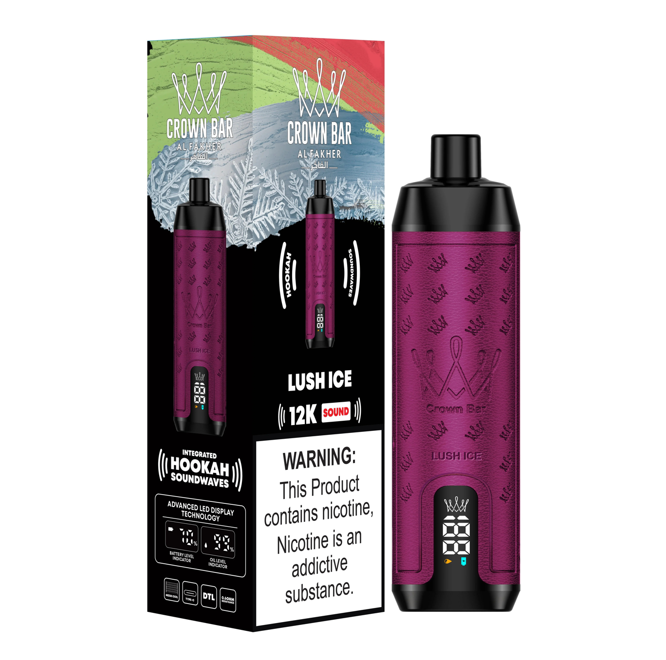 阿爾法赫 AI FAHKER 一代12000口拋棄式電子煙|AL FAKHER 長效續航 Vape|水煙風味一次性電子煙-VAKA糖果雲煙館