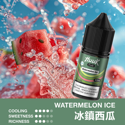 MEHA HUUK 虎克煙油 30ML｜魅嗨虎克電子煙油｜水果冰感尼古丁鹽煙油推薦-VAKA糖果雲煙館
