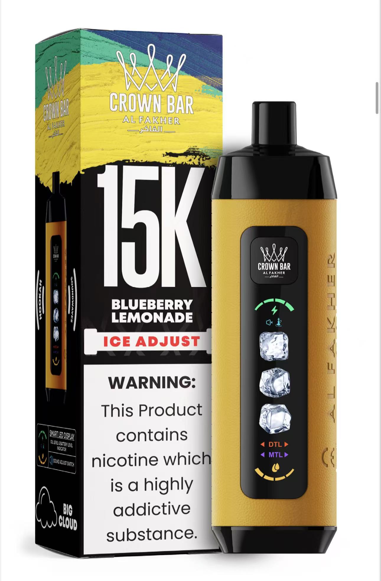 阿爾法赫 Al Fakher 15000口拋棄式電子煙｜原裝進口二代水煙風味主機｜長效續航一次性電子煙-VAKA糖果雲煙館