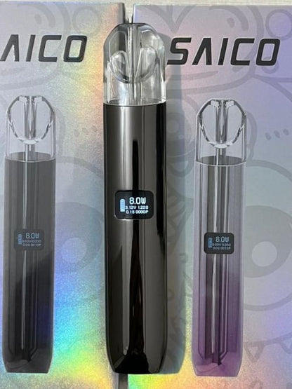 SAICO 炫刻一代主機｜智慧屏顯・8W/10W雙模式・420mAh大電量｜通用一代煙彈-台灣現貨