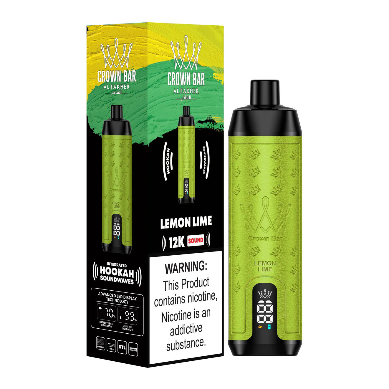 阿爾法赫 AI FAHKER 一代12000口拋棄式電子煙｜AL FAKHER 長效續航 Vape｜水煙風味一次性電子煙-VAKA糖果雲煙館