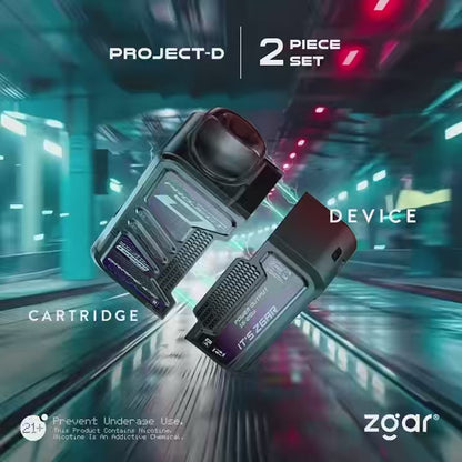 Zgar 冰熊卡帶主機+煙彈套裝｜雙網狀加熱芯｜11-18W功率調節｜大霧化量換彈式電子煙-VAKA糖果雲煙館